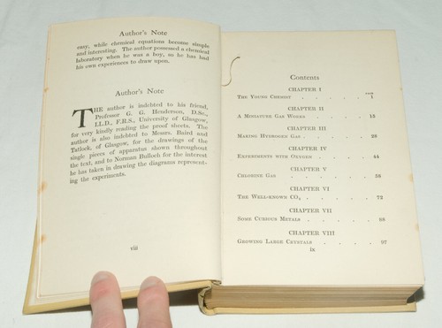 Charles R Gibson – Chemical Amusements & experiments 1928 Hardback Scientific - Picture 8 of 20