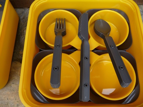 REI Staff 2012 Mess Kit Geschirrset Camping, - gelb Nesting Wanne Utensilien - Bild 4 von 7