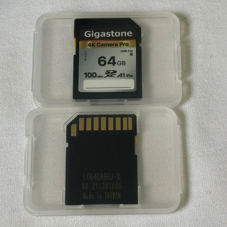 Gigastone 64GB 2-Pack Camera Pro Memory SD Card Full HD Video, SDHC U1 Class 10 - Image 2 of 4