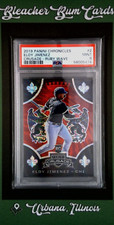 2019 Panini Chronicles Crusade Ruby Wave /199 Eloy Jimenez #2 Rookie RC PSA 9