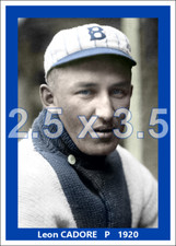 Leon Cadore - 1920 Brooklyn Robins - choose a style - colorized print