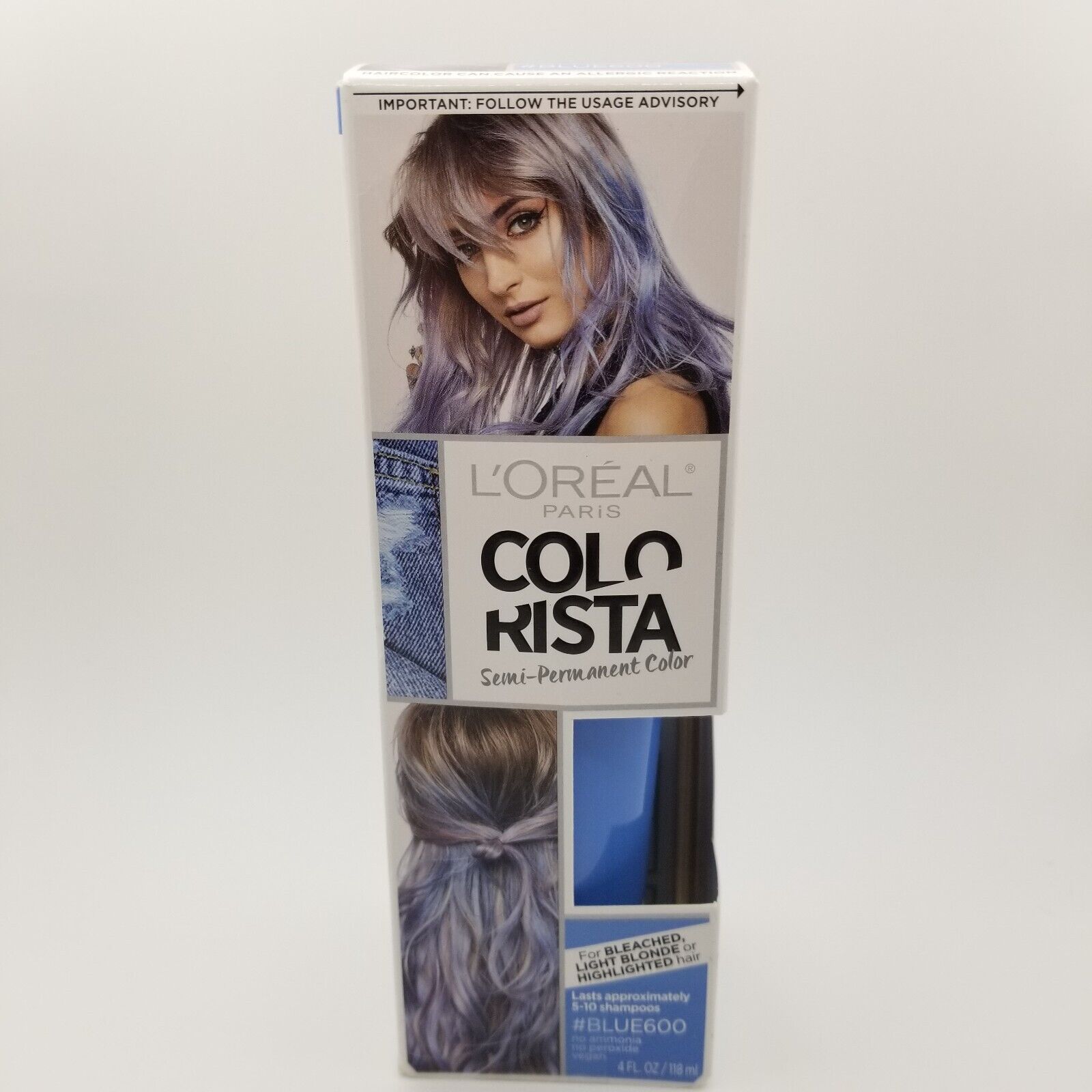 L'Oreal Paris Colorista Semi Permanent Hair Color Light Blondes Blue #600  New 71249337769 | eBay