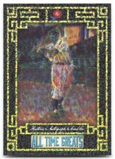 2024 Heritage Autographs &amp; Card Co #38 Buck Leonard Black Refractor PR=1600