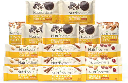 16 Count Nutrisystem Breakfast Bars Pack Muffins And Biscotti Weight Loss Health - Picture 8 of 11