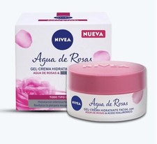 NIVEA GEL - CREMA HIDRATANTE FACIAL CON AGUA DE ROSAS   CIDO HIALUR NICO