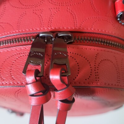 COACH Signature Jordyn Red Leather Medium Backpack | eBay display picture 3