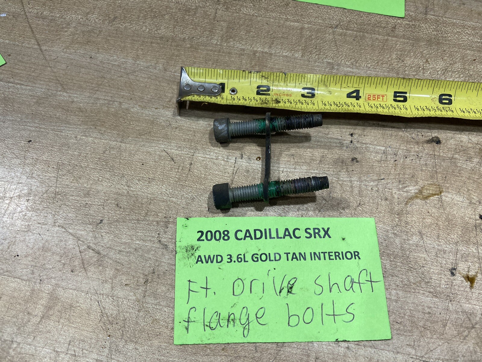 2005 2009 Srx Awd Front Driveshaft Flange Bolts Set Of 2 With 1 Washer