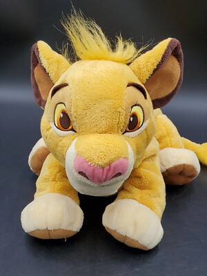 Authentic Disney Parks The Lion King Simba Plush Toy Disneyland Disney World 12''