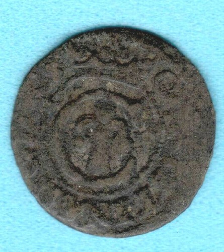 Riga Schilling 1640 Christina Livonia Sweden Latvia 2524