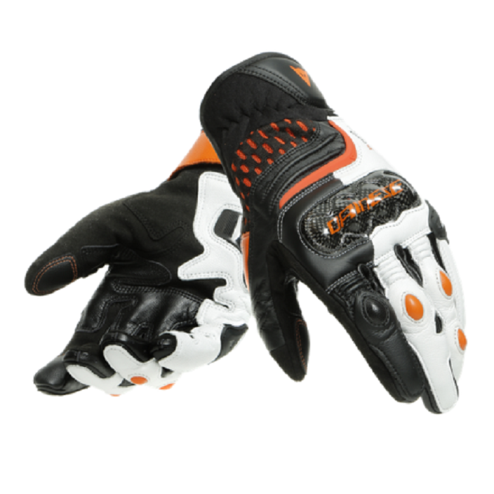 Dainese Carbon 3 Short Orange Leather Motorcycle Gloves XL | eBay