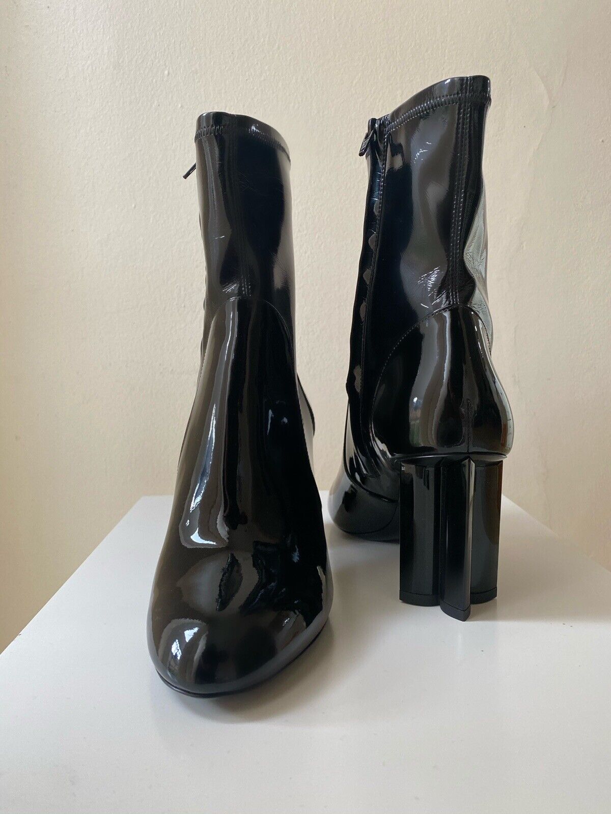 Bota Louis Vuitton Silhouette Verniz Preta Original - EBA187