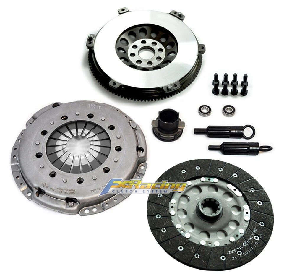 FX Racing Clutch Kit BW04118-SS &ndash; Organic Disc Material: Organic Performance Part: No Pressure Plate Type: Heavy Duty Push Type Diaphragm Brand: FX Racing Number of Teeth: 10 Flywheel Material: 4140 FORGED CHROMOLY STEEL Type: Clutch Kit Interchange Part Number: 03-047 BMK1004 99212 DMF019 04120FX 195461, K70280-01 Input Spline Quantity: 10 OE/OEM Part Number: 03-047 K70280-01 52401225 DMF019 DMF051 195461 Disc Diameter: 240mm, 10 spline Surface Finish: ORGANIC / 4140 FORGED CHROMOLY STEEL Country of Origin: United States &ndash; Fits 99-03 BMW 323 325 E46 525i E39 Z3 Z4
