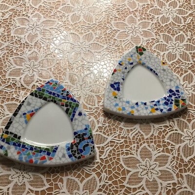 Vintage Antoni Gaudi Tellerchen 2 Stück Barcelona