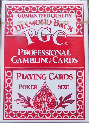DIAMOND BACK Poker Spielkarten Rot Neu USA