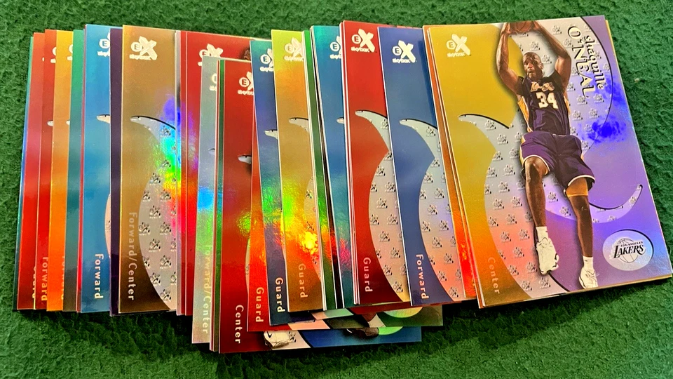 VINTAGE 1999 Skybox E-X (55 of 60) Card Lot Set - Shaq, Garnett, Duncan, Pippen - Image 2 of 2