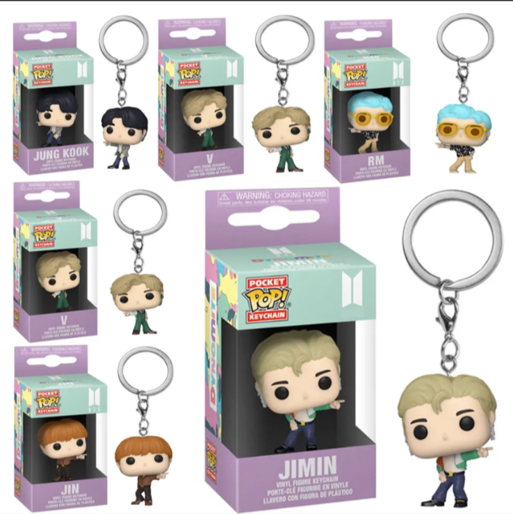 Funko Pocket POP: BTS Members Kpop Dynamite Keychain | eBay