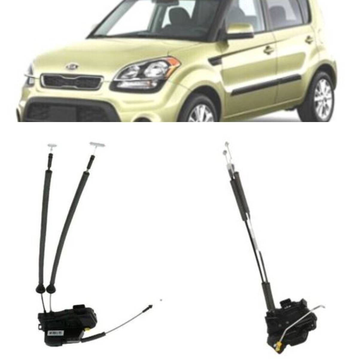 2Pcs 1SET 🚀Free DHL Front & Rear LEFT Door Lock Actuators For KIA SOUL