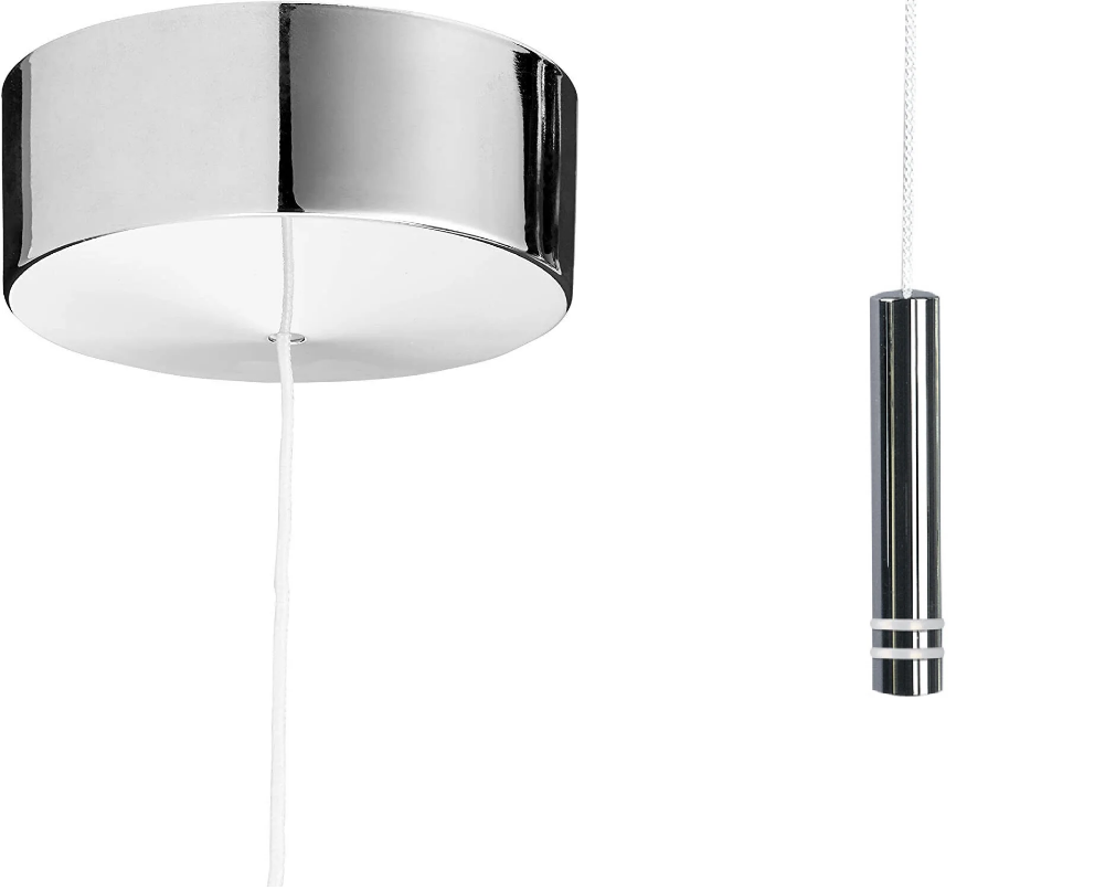 Chrome Bathroom Ceiling Light Pull Cord Switch 2 way 6A With CP Luxury Pendant