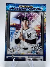 2025 Bowman Chrome Prized Prospects Mega Refractor George Lombard Jr. Yankees