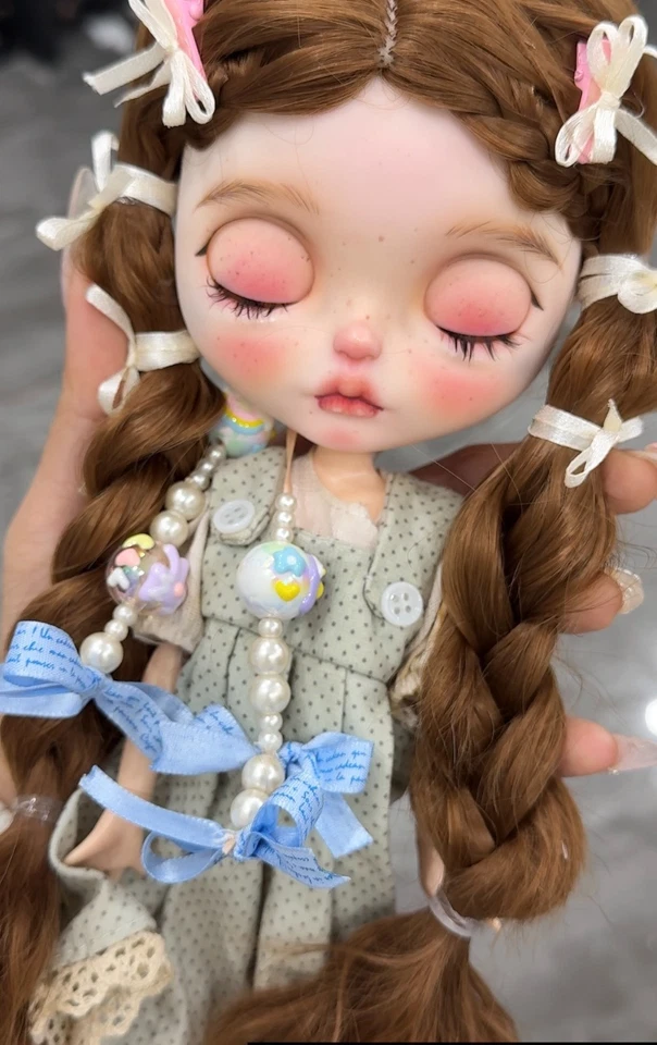 Boneca Blythe feita à mão RBL personalizada com roupas + peruca OB24/OB22 1/6 boneca boneca BJD - Imagem 2 de 4