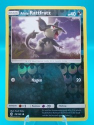 Alolan Rattata 76/149 Reverse Holo Common SM Base Set