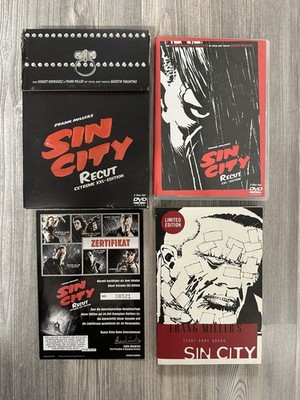 DVD Sin City Recut Extreme XXL-Edition FSK 18 Limited Edition + Buch Uncut Box