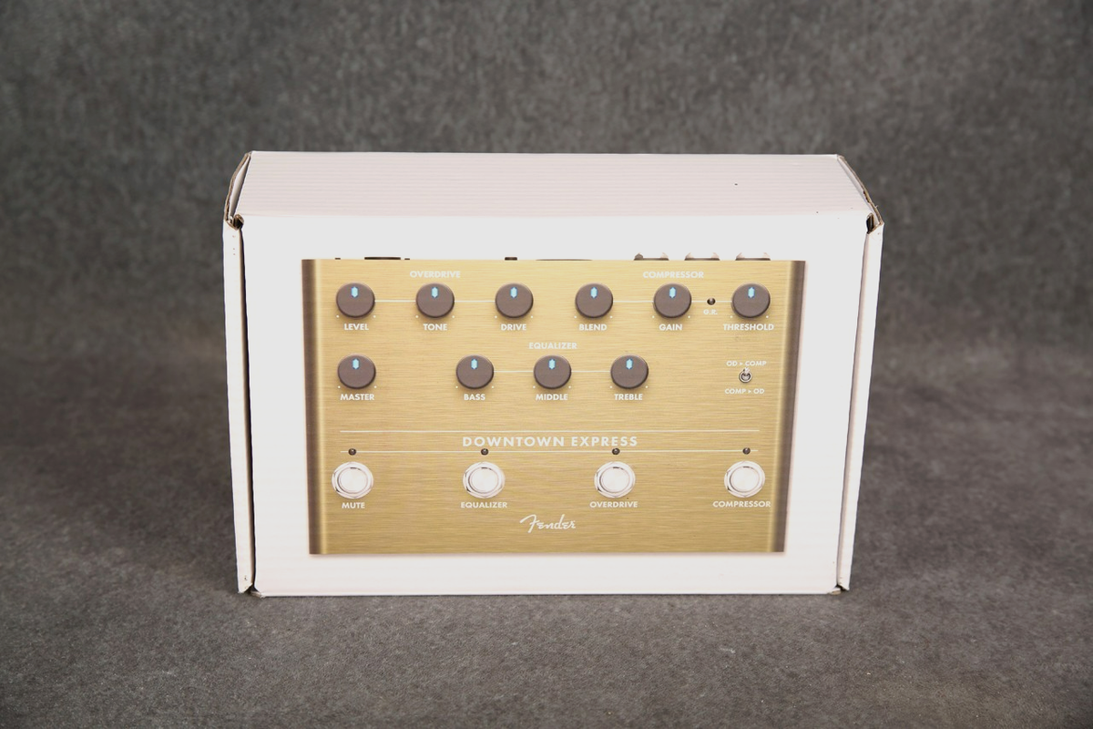 Fender Downtown Express Bass Multi Effects Pedal EQ Overdrive New