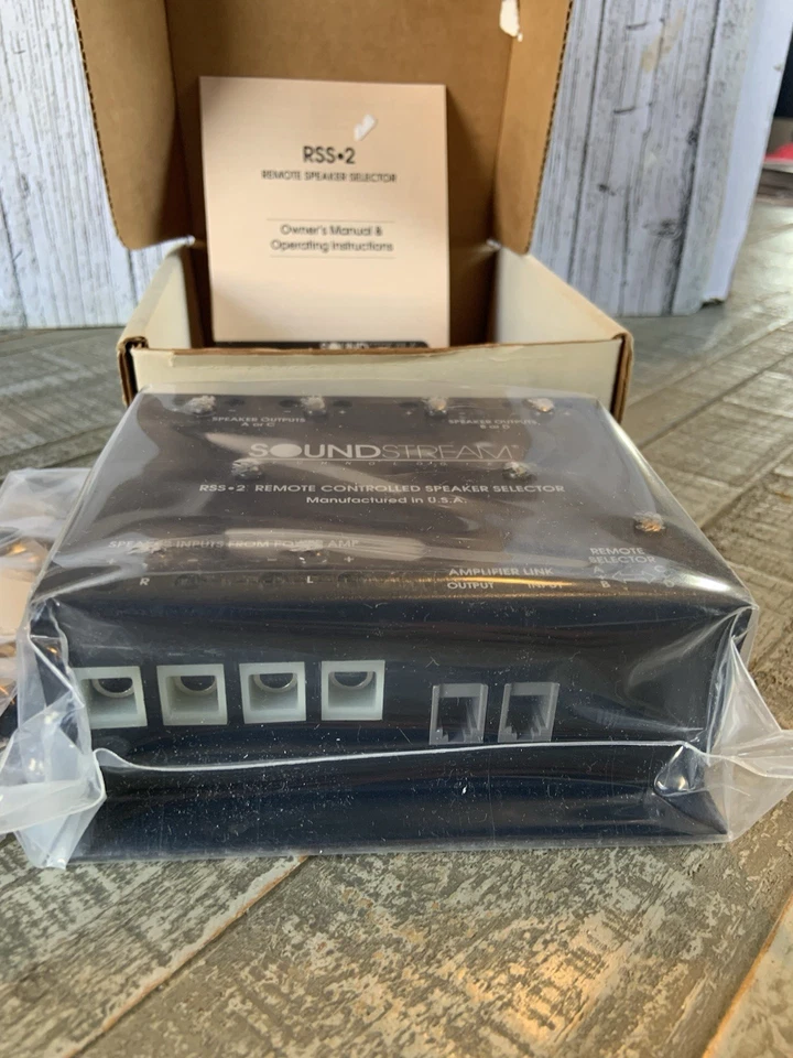 Soundstream Technologies RSS 2 Remote Controlled Speaker Selector New With Box - Image 4 of 4