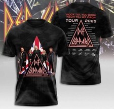 Def Leppard Tour 2025 Limited Edition Unisex T Shirt All Size