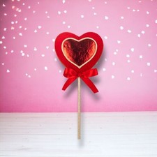 16" Red Heart Pick Set Of 3 Valentines Day Decor SHIPS WITHIN 10 DAYS NEW 2026