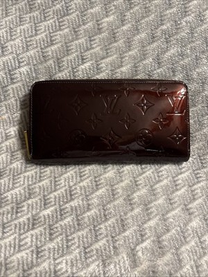 LOUIS VUITTON Long Zippy Wallet Monogram Vernis Leather Amarante Spain