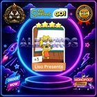 Lisa Presents⭐Monopoly Go Sticker MOGO The Simpsons Go! Stickers 🌟Fast Delivery