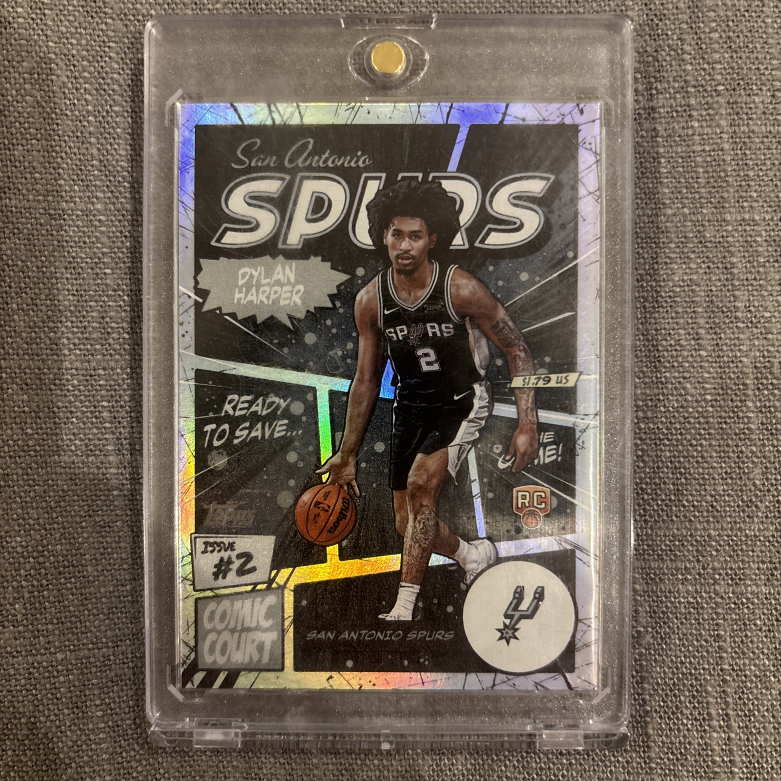 2025-26 Topps - Comic Court Dylan Harper #CC-17 (RC)