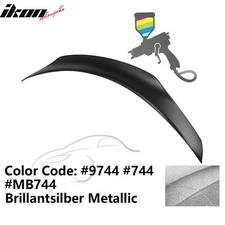 Fits 15-21 Benz W205 C-Class 4Dr Sedan PSM Style Trunk Spoiler ABS Painted #9744