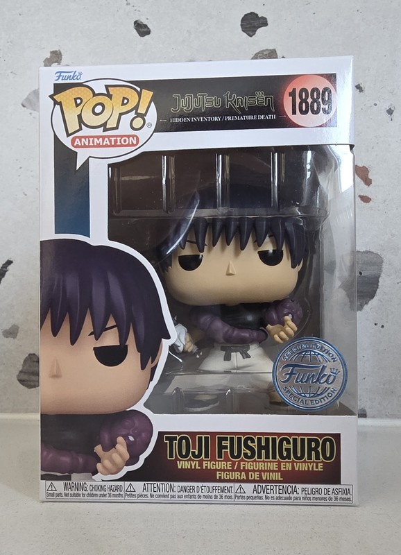 BNIB Special Edition Jujutsu Kaisen Toji Fushiguro JJK Funko Pop #1889 - In Hand