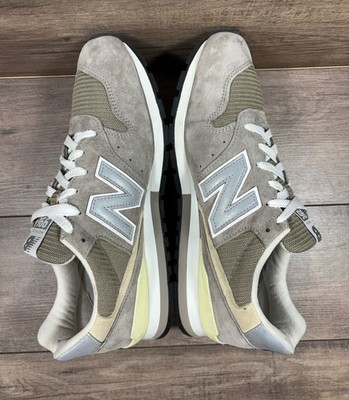 VTG New Balance 996 Made In USA Grey U996GR Gray White Suede Mens