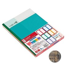 Nakabayashi Logical Notebook B5 A-ruled 7mm 30 Sheets 5-Pack Vivid Cover New