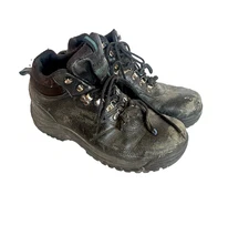 Propet Cliff Walker Black Leather Weather Resistant Boots M3188 US Size 11 5E XX