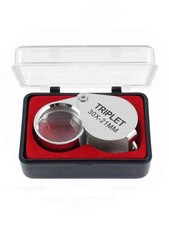 30X Jewelers Loupe Magnifier Jewelry Coin Loop Magnifying Glass Eye Pocket