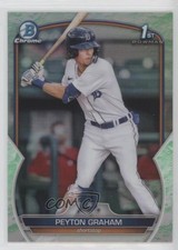 2023 Bowman Chrome Prospects Lunar Glow Refractor Peyton Graham #BCP-57 3r4