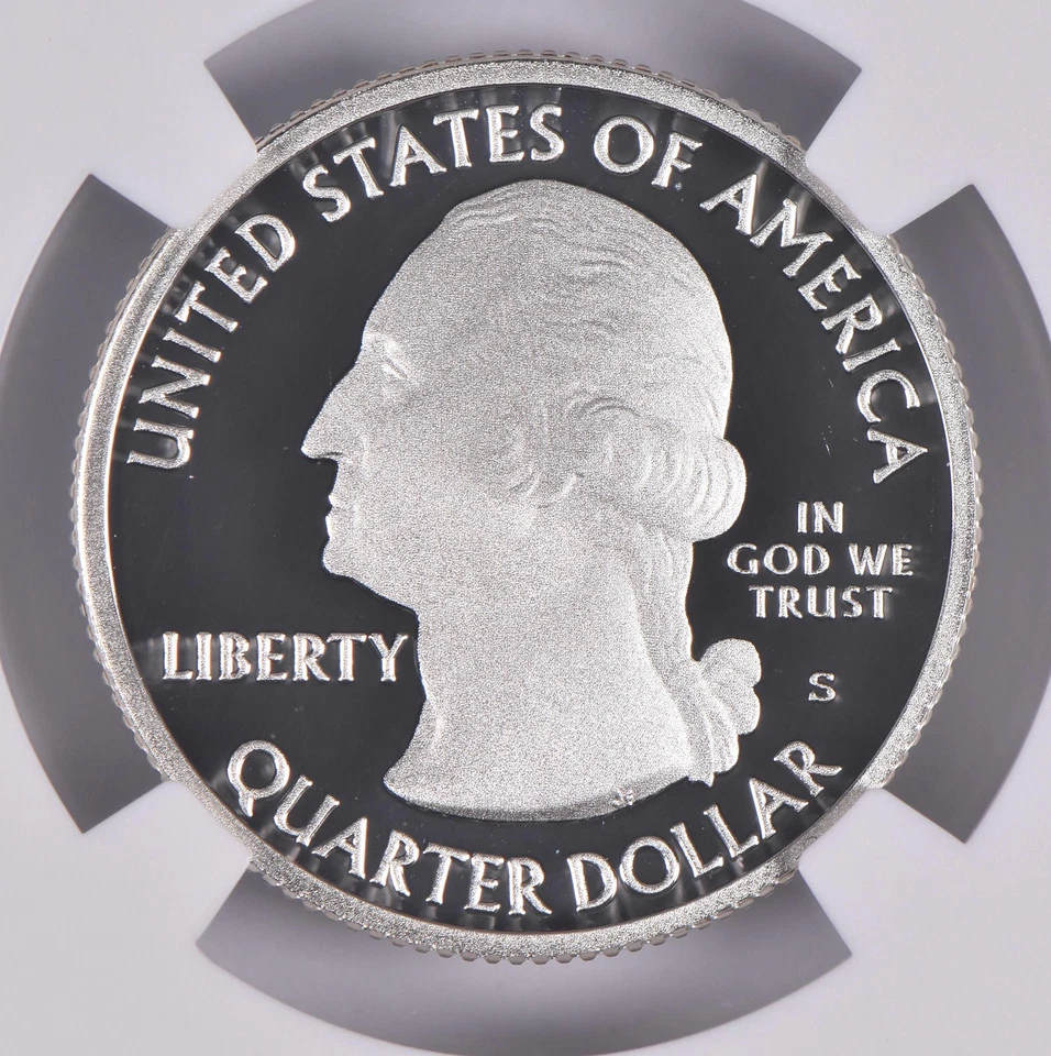 2017-S Silver PF69 ANT Ozark Riverways Quarter Limited Edition NGC *1632 - Image 4 of 4
