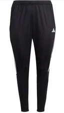 Adidas Tiro 23 League Track Pants Women Medium Black Skinny Leg Active