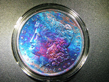 UNC. DETAIL 1904-O MORGAN DOLLAR BEAUTIFULLY TONED NICE COLLECTOR COIN-2085