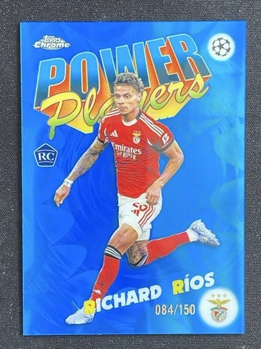 Richard Rios 2025-26 Topps Chrome UCC Power Players Blue RC /150 #PP-32