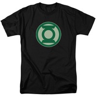 Dc Comics Green Lantern GrüNes Symbol T-Shirt Unisex Regular Schwarz