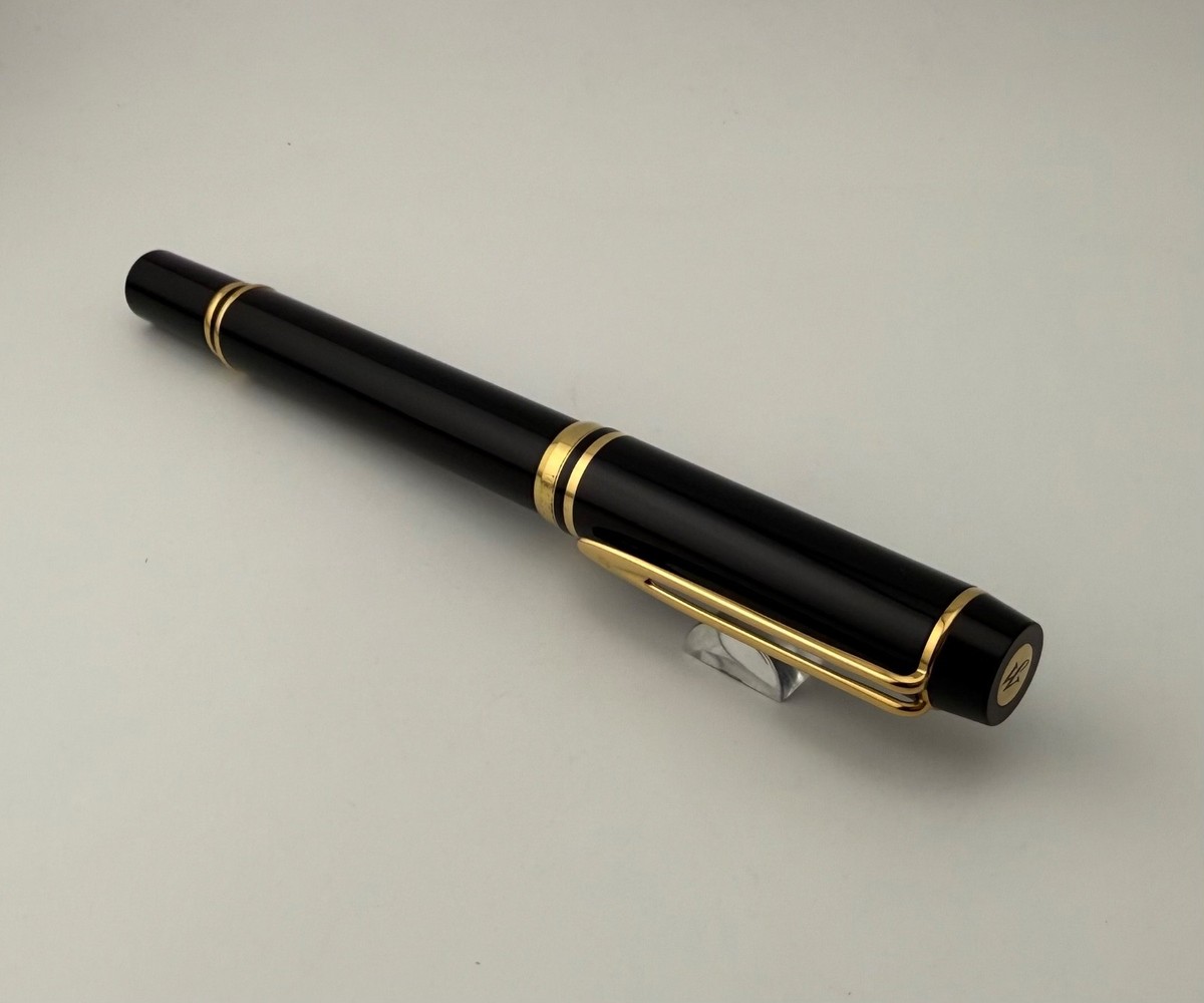 Waterman Le Man 100 Black 1883/1983 Fountain Pen 18K Gold Fine Nib