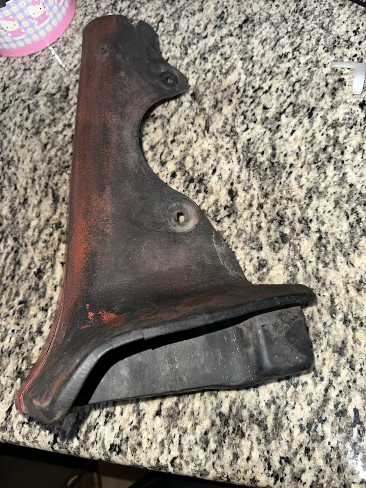 Moldura protectora contra salpicaduras del lado del conductor delantero OEM 86-92 Toyota MK3 Supra OEM - rojo Foto 4 de 4