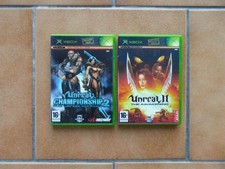 Lot de 2 jeux Xbox 1 ère, première Génération, Unreal 2