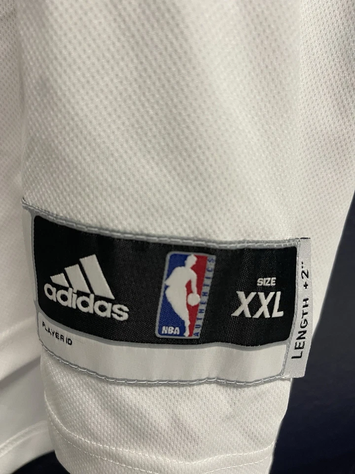 Mens Adidas JOE JOHNSON 2XL Atlanta Hawks NBA Basketball Jersey - Sewn Length 2+ - Image 3 of 4