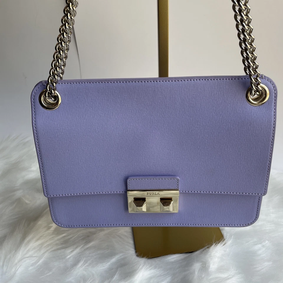 BOLSA DE COURO SAFFIANO FURLA MÉDIA BELLA CORRENTE OMBRO - Imagem 4 de 4